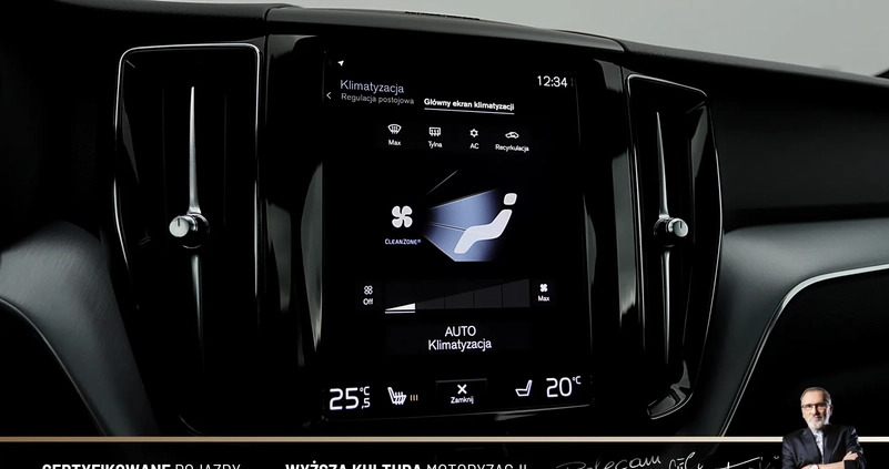 Volvo XC 60 cena 139898 przebieg: 109555, rok produkcji 2019 z Kępno małe 596